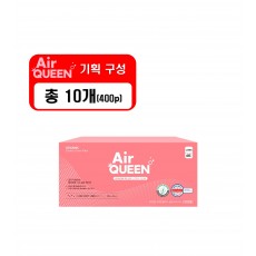 기획A_3 [에어퀸/국내산] 100% 유기농 순면커버 오리진플러스 롱 팬티라이너(40P) x10개