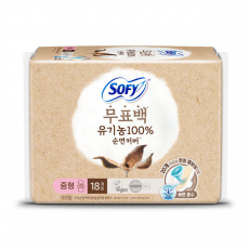 [쏘피] 유기농 무표백 중형 18P x 1팩