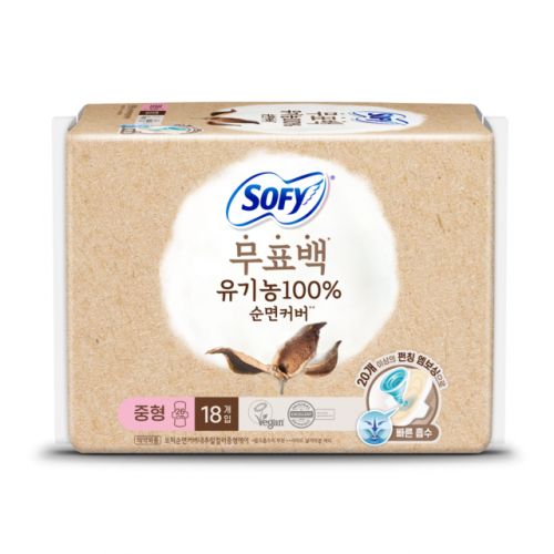 [쏘피] ★사은품 증정★ 유기농 무표백 중형 18P x 1팩