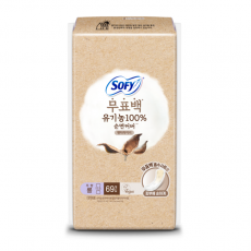 [쏘피] 유기농 무표백 속커버 라이너 롱 69P