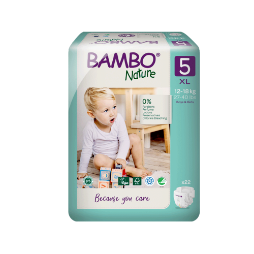 [밤보네이처] 밤보 그린 기저귀 5단계 밴드형 22P x 1팩