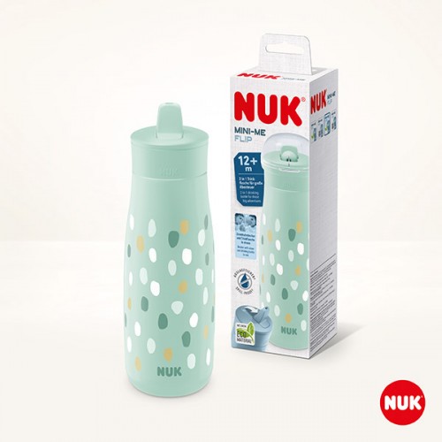 누크 미니미 Flip 2in1 빨대 & 드링킹컵 450ml 민트