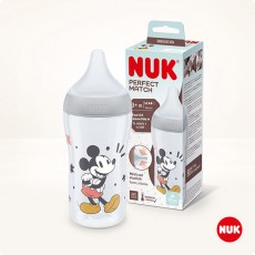 누크 퍼펙트매치 디즈니 젖병 260ml 미키 (M젖꼭지포함)