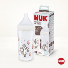 누크 퍼펙트매치 디즈니 젖병 260ml 티거 (M젖꼭지포함)